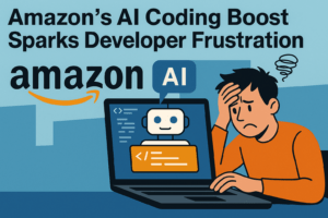 Read more about the article Amazon’s AI Coding Boost Sparks Developer Frustration: Where Innovation and Burnout Collide