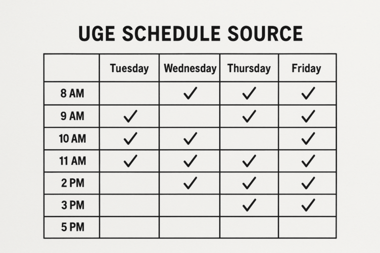 UGE Schedule Source: The Silent Backbone of Smarter Workforce Management