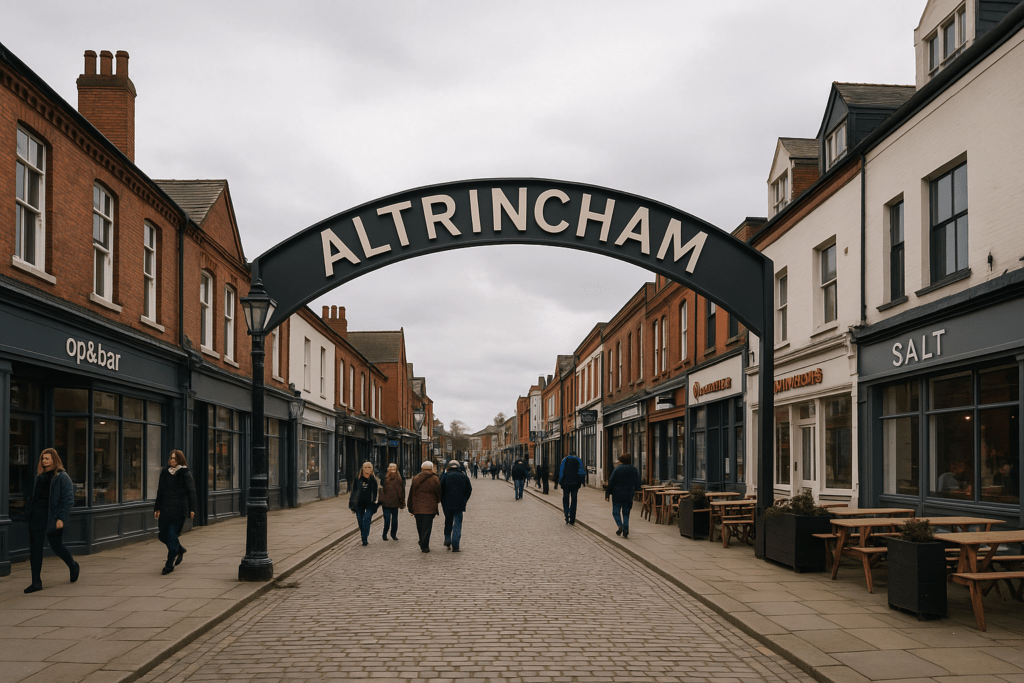 Read more about the article Morning Streets, Familiar Rhythms: A Walk Through Altrincham Today