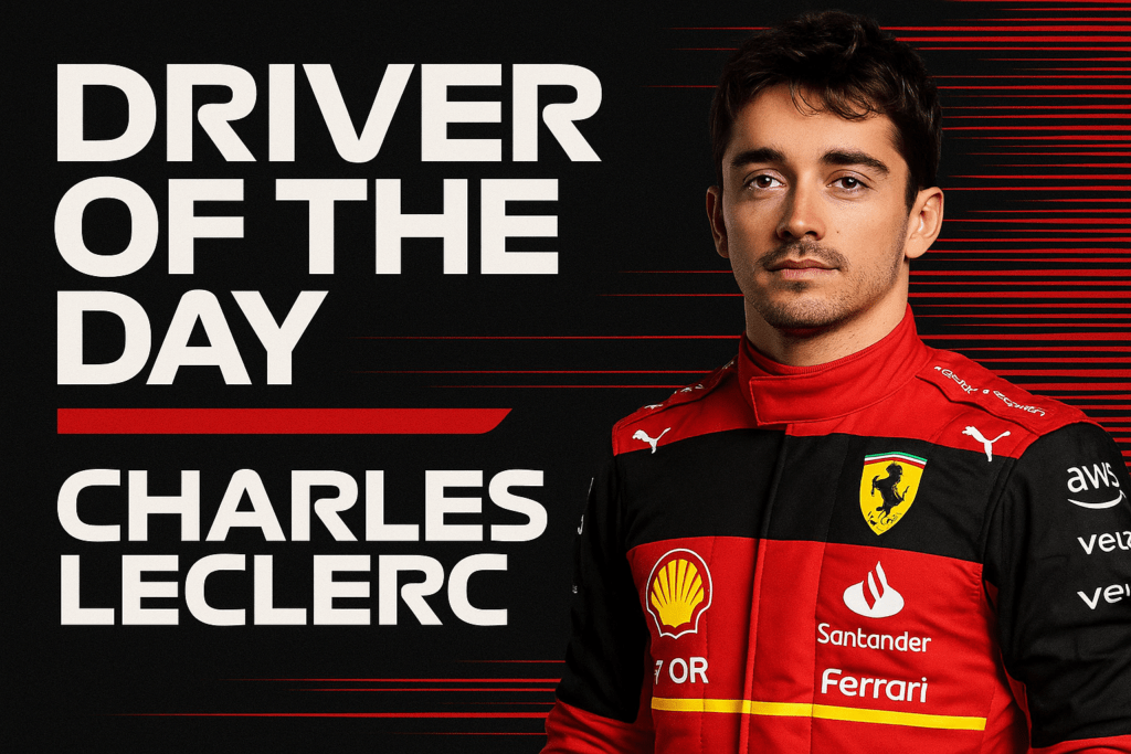 Read more about the article Driver of the Day Formula 1: The Fans’ Applause Beyond the Podium
