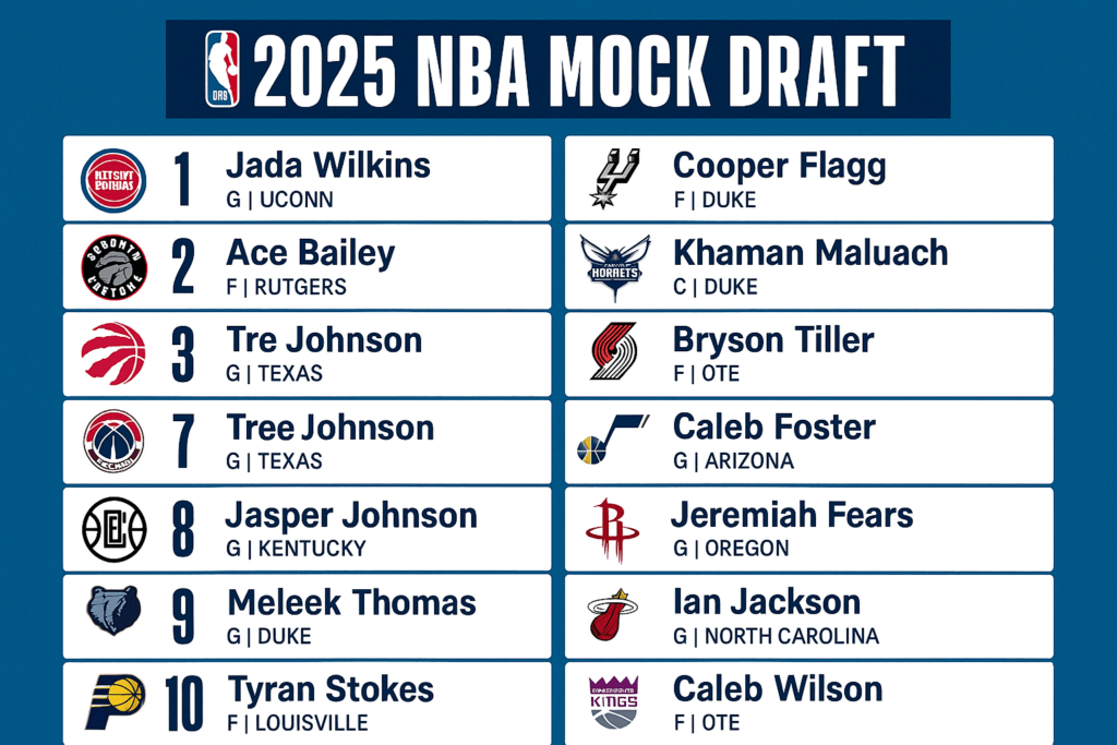 nba mock draft 2025